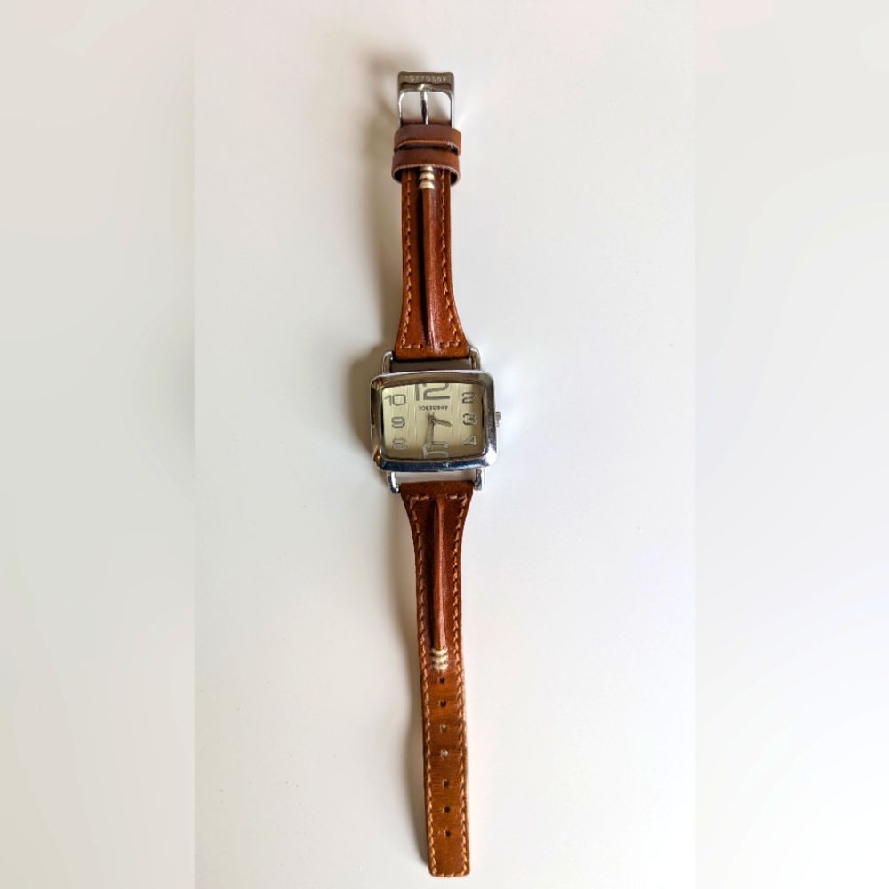 Tokyobay Watch with Brown Leather Strap